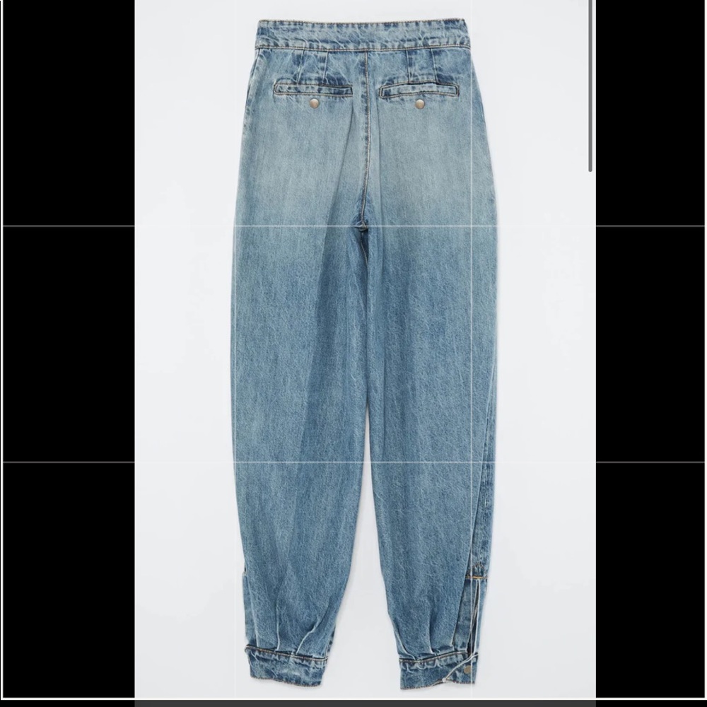 Re/done 80s parachute jeans NWT one of a kind RE/DONE - Picture 2 of 4